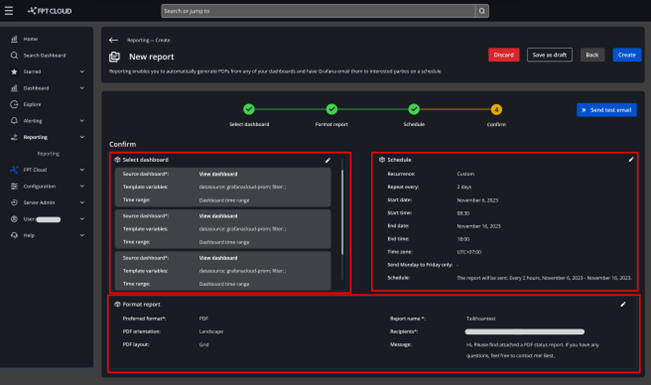 Confirm screen