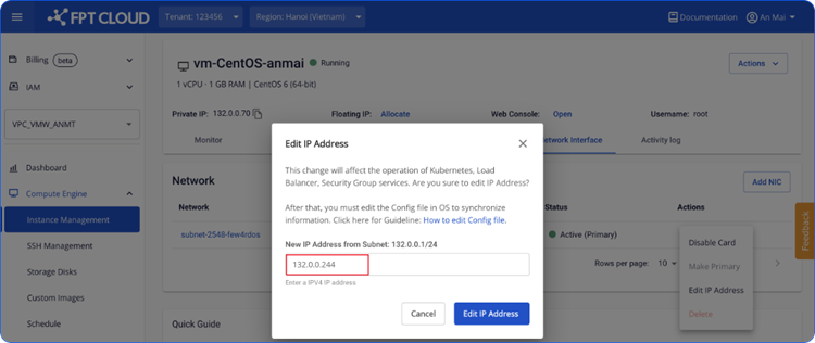 IP address suggestion