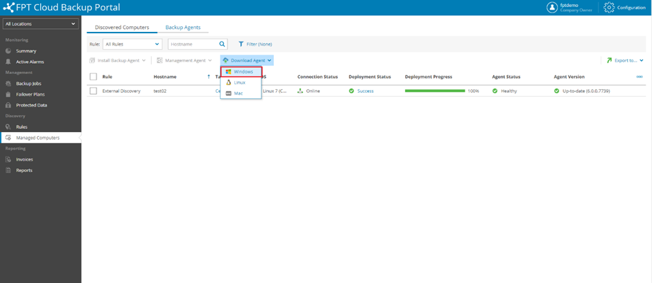 Download Agent for Windows