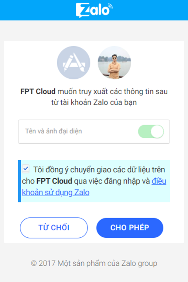 Thiết lập thông báo Zalo